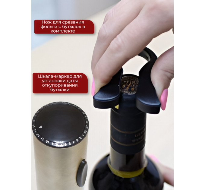 Аэраторы для вина и электрические штопоры