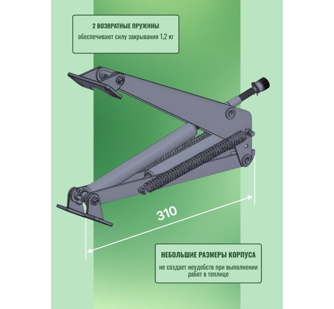 Термоприводы для проветривания теплиц