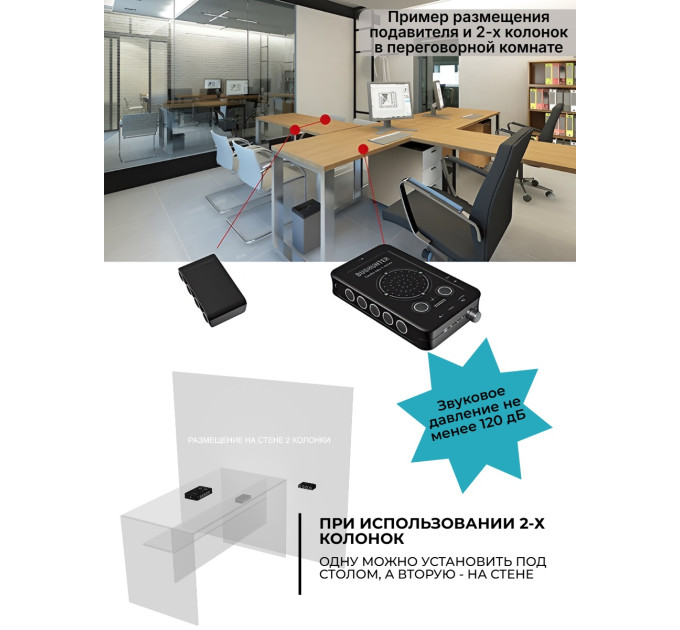 Подавители диктофонов портативные