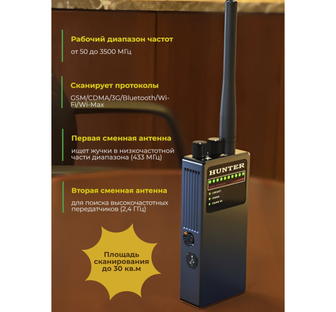 Детекторы жучков (антижучки)