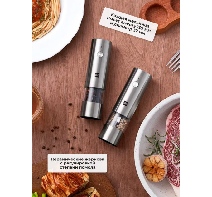 Электрические мельницы для перца, соли, специй