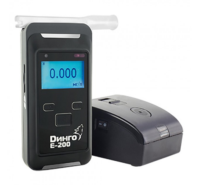 Алкотестер Динго Е-200 (В) с принтером фото
