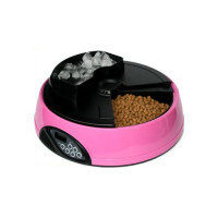 Автокормушка для кошек и собак "Feed-Ex PF1 Pink" с ЖК дисплеем и емкостью для льда