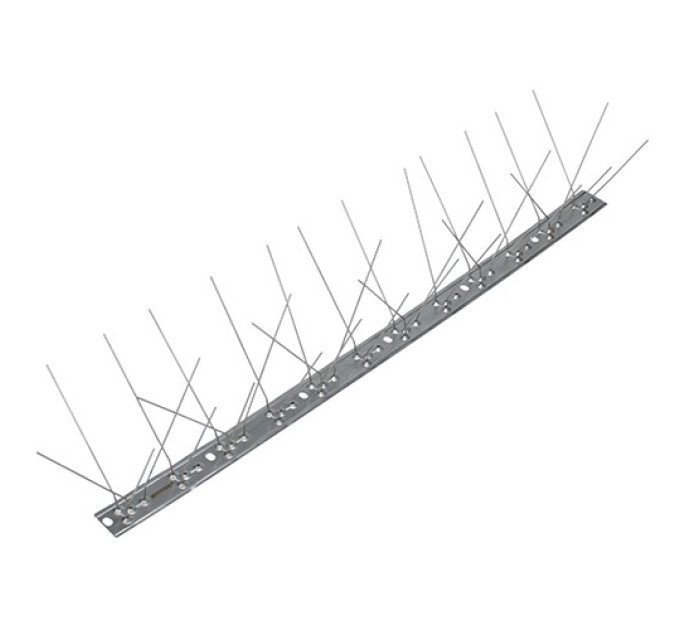 Шипы противоприсадные для отпугивания птиц "SITITEK Барьер-Премиум 3М" металл фото