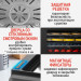 Сушилка для фруктов с WI-FI CHEF PRO CF-FD808A (5 поддонов + 5 для пастилы + 5 для ягод) 15 л, сталь фото