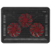 Подставка для ноутбука "CROWN CMLC-1043T RED" охлаждающая, 12"-17" фото