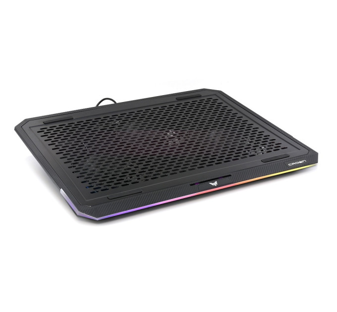 Охлаждающая подставка для ноутбука CROWN CMLS-150 RGB, до 19" фото