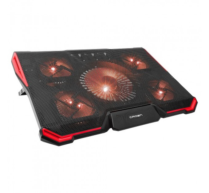 Подставка для ноутбука "CROWN CMLS-k330 RED" охлаждающая, до 19" фото