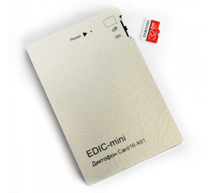 Цифровой диктофон EDIC-mini Card16 A91 фото