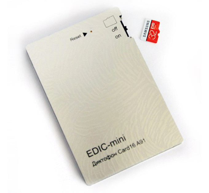 Цифровой диктофон EDIC-mini Card16 A91 фото