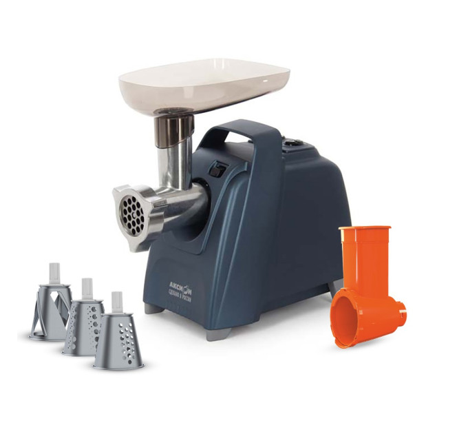 Электрическая мясорубка Аксион М 61.03 (синяя) фото