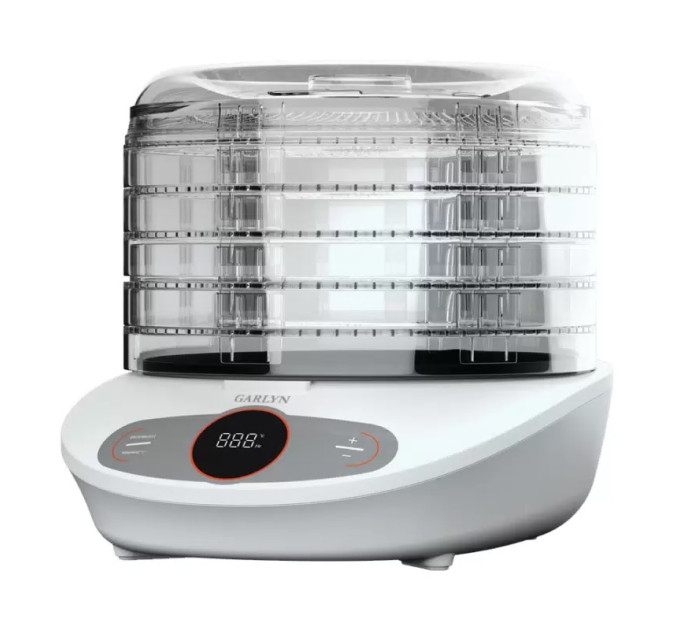 Сушилка для овощей и фруктов GARLYN D-05 (5 поддонов + 1 поддон для пастилы) фото