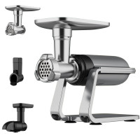 Мясорубка GARLYN NLO 2.0 (3 в 1: мясорубка + соковыжималка + овощерезка)