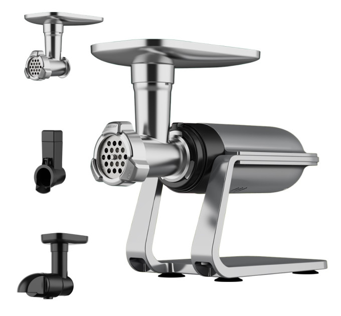 Мясорубка GARLYN NLO 2.0 (3 в 1: мясорубка + соковыжималка + овощерезка) фото