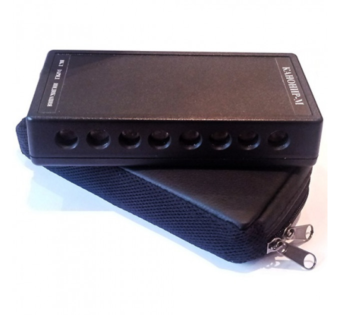 Камуфлированный ультразвуковой подавитель диктофонов «Канонир-8М» с пультом ДУ, в сумочке фото