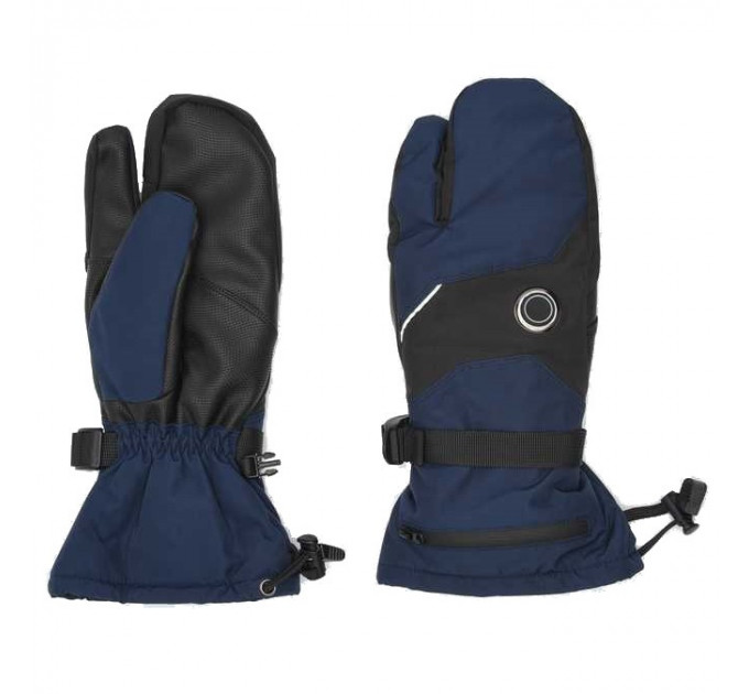Сенсорные рукавицы с подогревом RedLaika RL-R-06 трёхпалые, Akk, 3000 мАч, до 9 ч., синие (р.L) фото