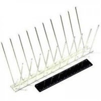 Шипы противоприсадные для отпугивания птиц "Ёж стандарт" (комплект 10 шт.) Шипы противоприсадные для отпугивания птиц "Ёж стандарт" (комплект 10 шт.)