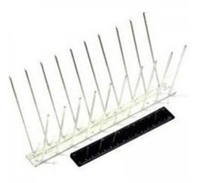 Шипы противоприсадные для отпугивания птиц "Ёж стандарт" (комплект 20 шт.) фото