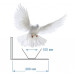 Шипы противоприсадные для отпугивания птиц "SITITEK Барьер 2П" пластиковые (30 см, 34 шипа, 2 ряда) фото