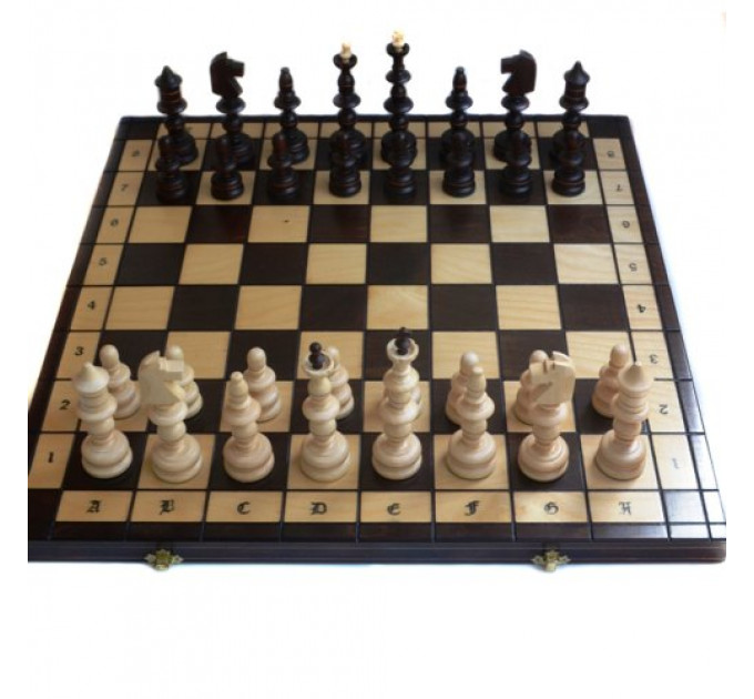 Шахматы деревянные "Старопольские" фото