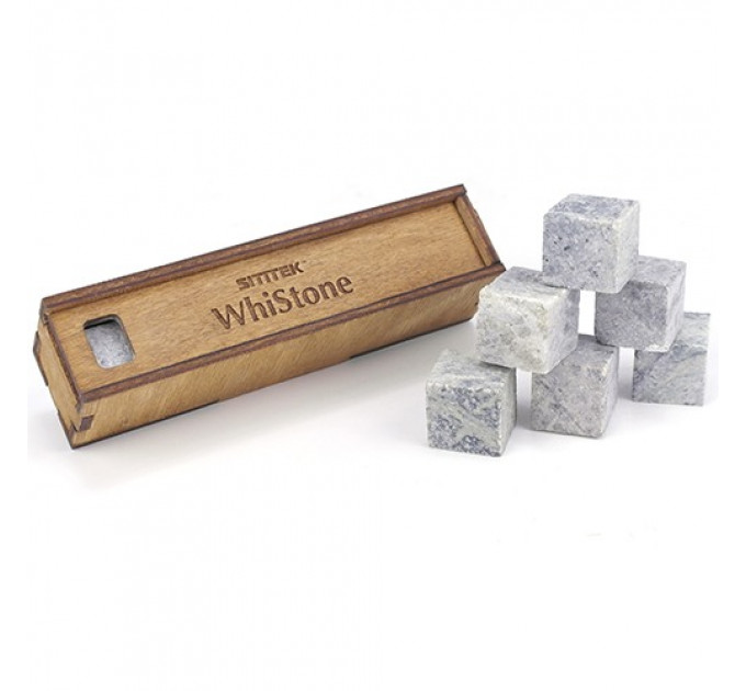 Камни для виски "WhiStone E" (набор из 6 камней) фото