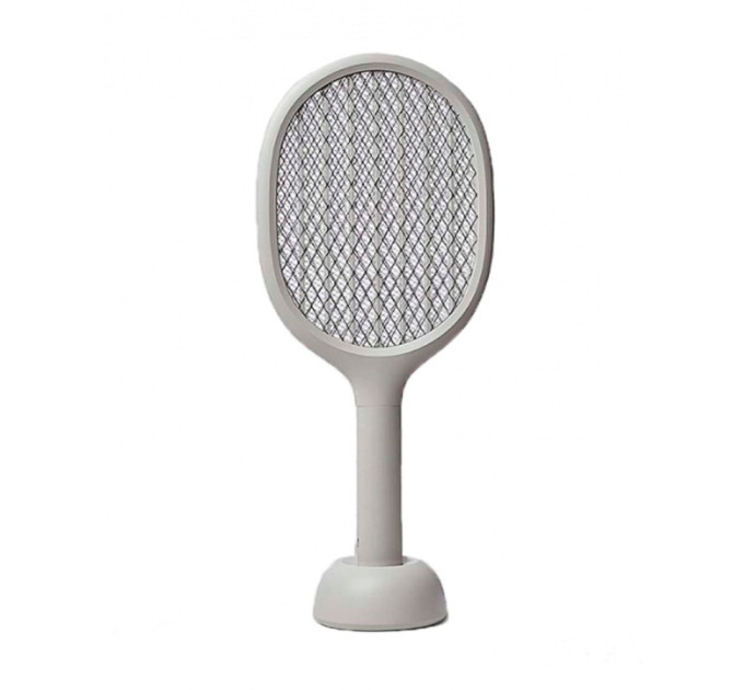 Мухобойка электрическая 2 в 1 Xiaomi SOLOVE Electric Mosquito Swatter (P1 Grey RUS) с режимом электрической ловушки фото