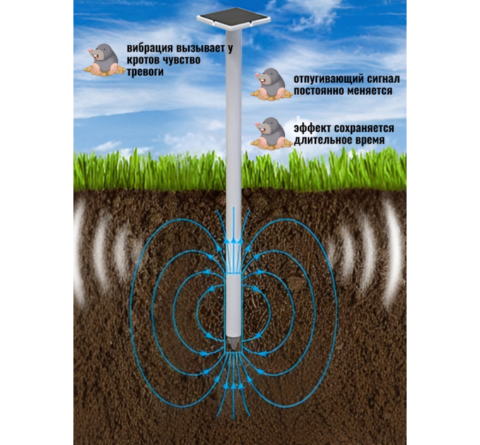 Отпугиватели кротов и змей