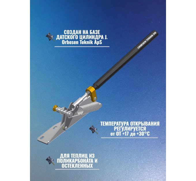 Термоприводы для проветривания теплиц