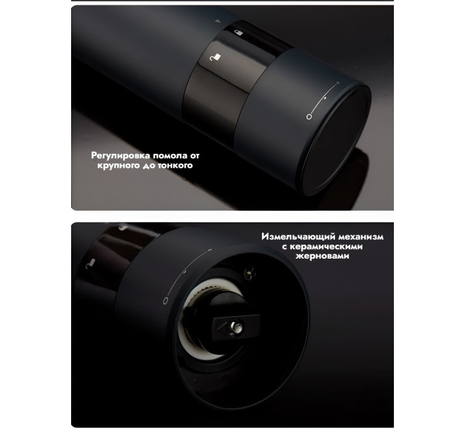 Электрические мельницы для перца, соли, специй