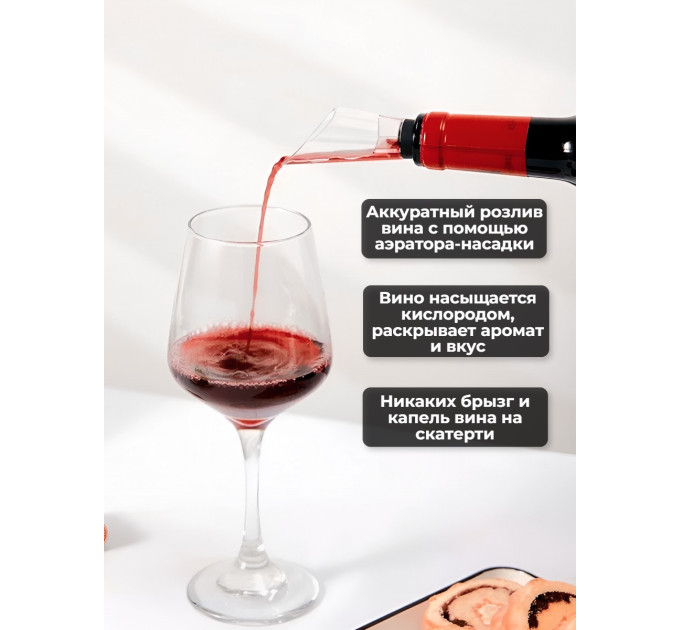 Аэраторы для вина и электрические штопоры