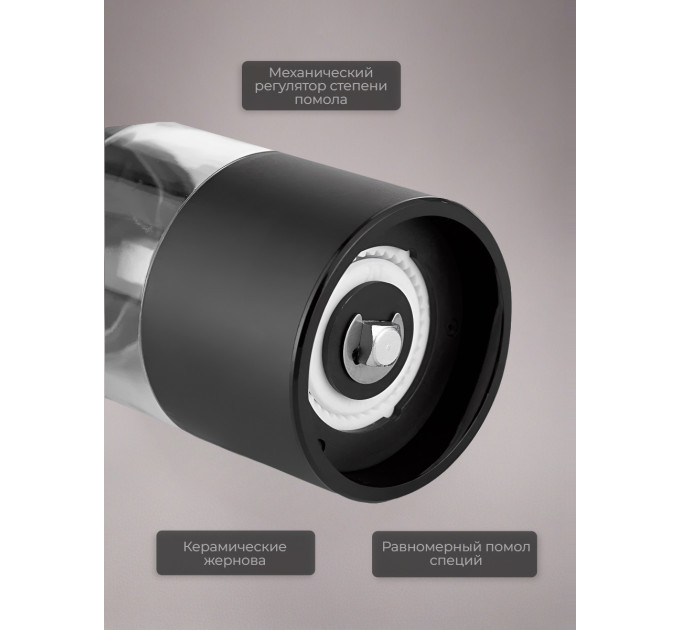 Электрические мельницы для перца, соли, специй