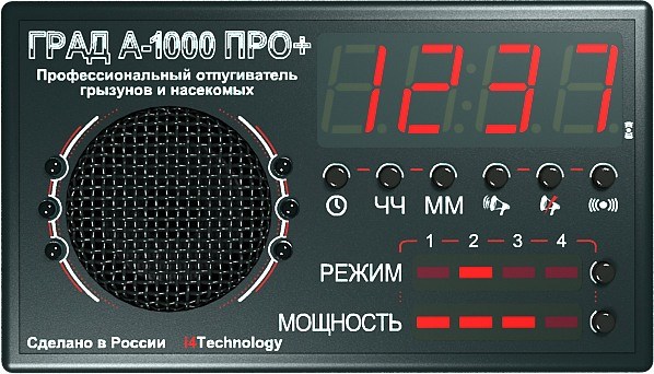 Лицевая панель ГРАД А-1000 ПРО+