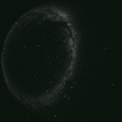 Так выглядит проекция реалистичного звездного неба, создаваемая планетарием HomeStar 