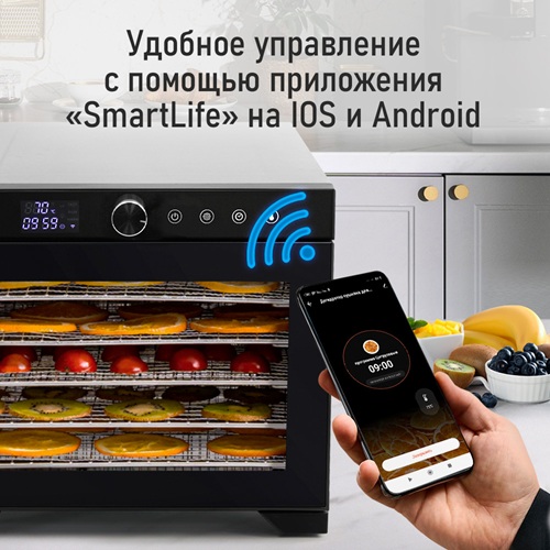 Сушилка для фруктов с WI-FI CHEF PRO CF-FD804A