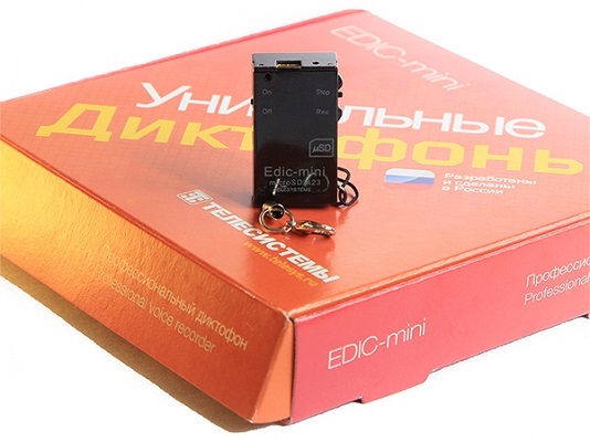 Цифровой мини-диктофон Edic-mini microSD A23