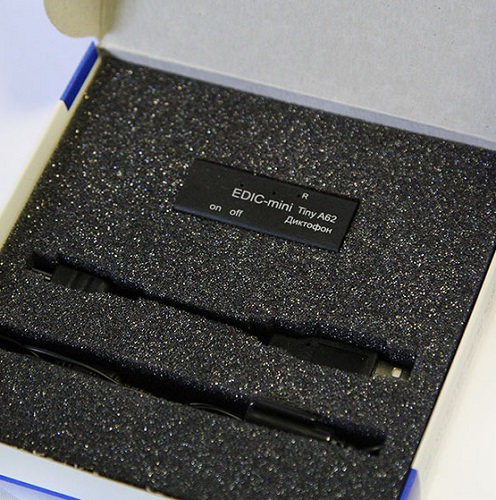 Цифровой мини-диктофон Edic-mini Tiny A62