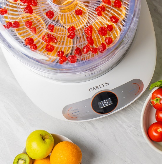 Сушилка для овощей и фруктов GARLYN D-05 Pro (8 поддонов + 1 поддон для пастилы)