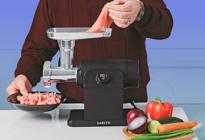 Мясорубка GARLYN MG-6000 (3 в 1: мясорубка + соковыжималка + овощерезка)