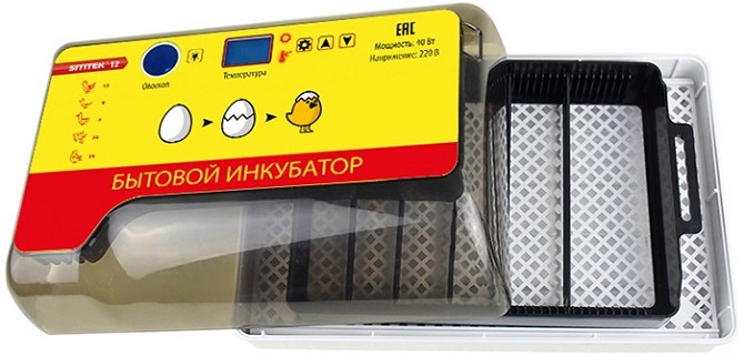 Автоматический мини инкубатор для куриных и перепелиных яиц HHD 9