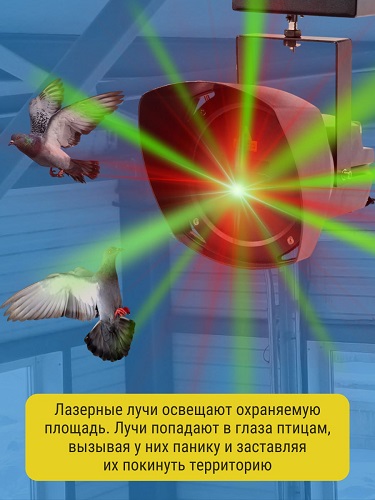Лазерный отпугиватель птиц Коршун 700-М плюс