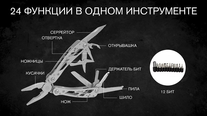 Мультитул Ganzo G202 (24 в 1)