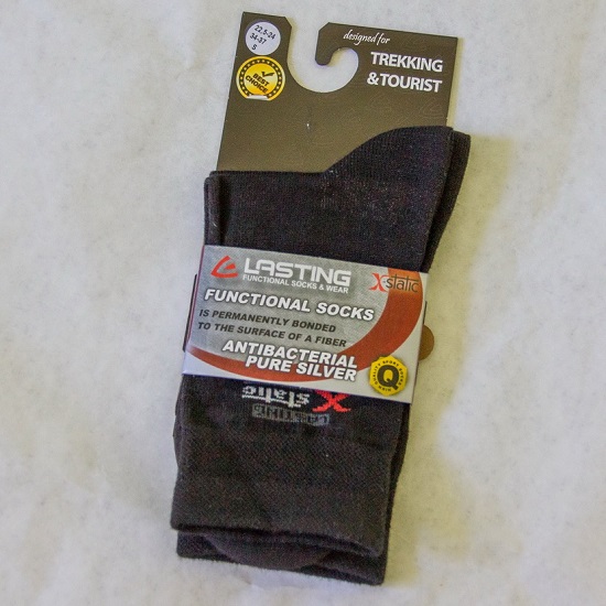 Треккинговые носки Lasting XOL 900, coolmax+nylon+X-STATIC, silver fiber