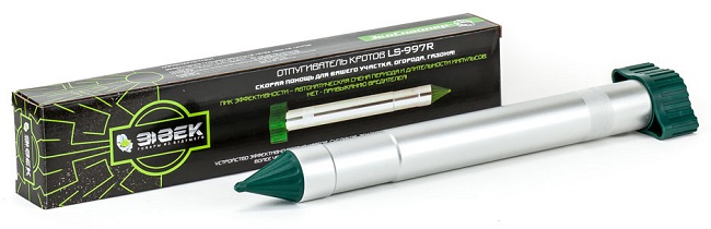 Ультразвуковой отпугиватель кротов на батарейках "ЭкоСнайпер LS-997R"