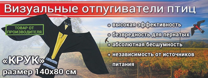 Звуковой отпугиватель птиц "Крук"