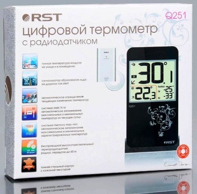 Цифровой термометр с беспроводным датчиком 