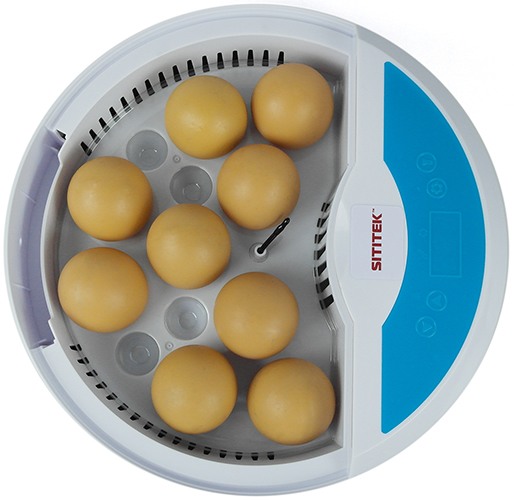 Автоматический мини инкубатор для куриных и перепелиных яиц SITITEK 9